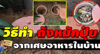 วิธีทำ “ถังปุ๋ยหมัก เศษอาหาร” ใช้เองในครัวเรือน