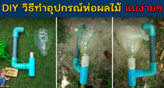 DIY วิธีทำไม้ห่อผลไม้ ด้วยอุปกรณ์ที่ทำได้ง่ายมาก