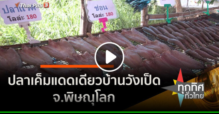 คลิป – ปลาเค็มแดดเดียวบ้านวังเป็ด จ.พิษณุโลก อาชีพทั่วไทย